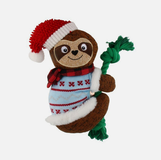 GiGwi Plush Sloth with Rope