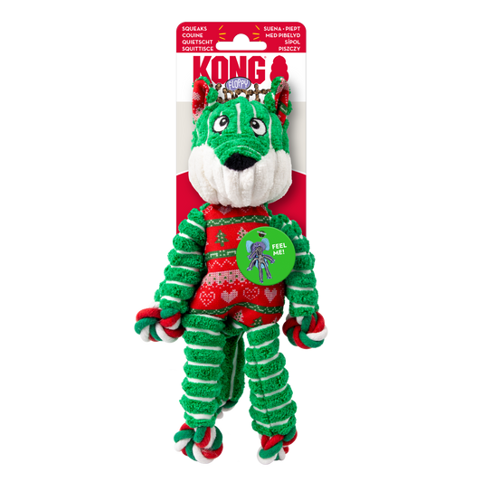 KONG - Holiday Floppy Knots Fox