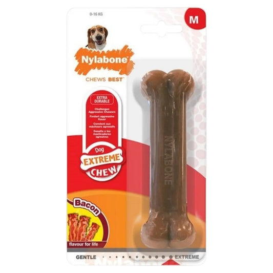 Nylabone Chew Toy Bacon Flavour (medium 0-16 kg)