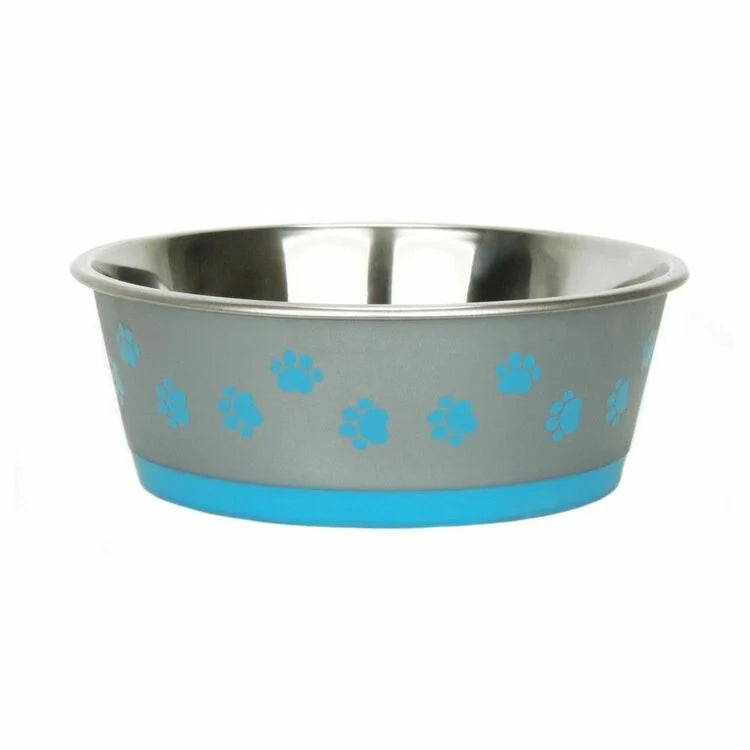 Classic Hybrid Non Slip Stainless Steel Small Dish Blue