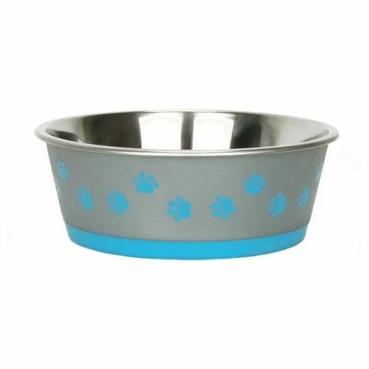 Classic Hybrid Non Slip Stainless Steel Small Dish Blue
