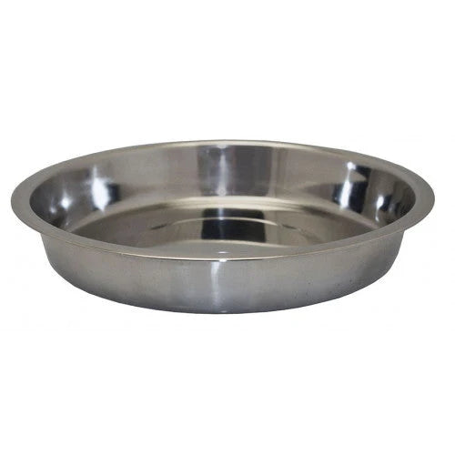 Stainless Steel Shallow Dish 8”