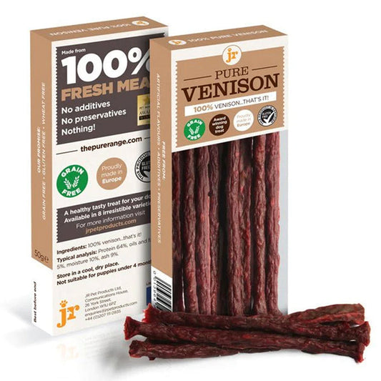 Jr Pure Range Venison Sticks - 50g