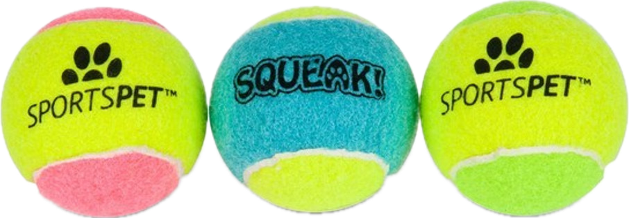 SportsPet Squeak Tennis Ball