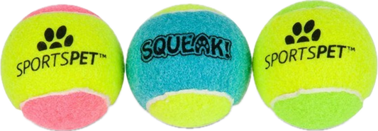 SportsPet Squeak Tennis Ball