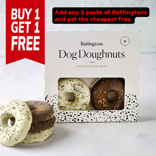 Ruffingtons Dog Doughnuts 4Pk