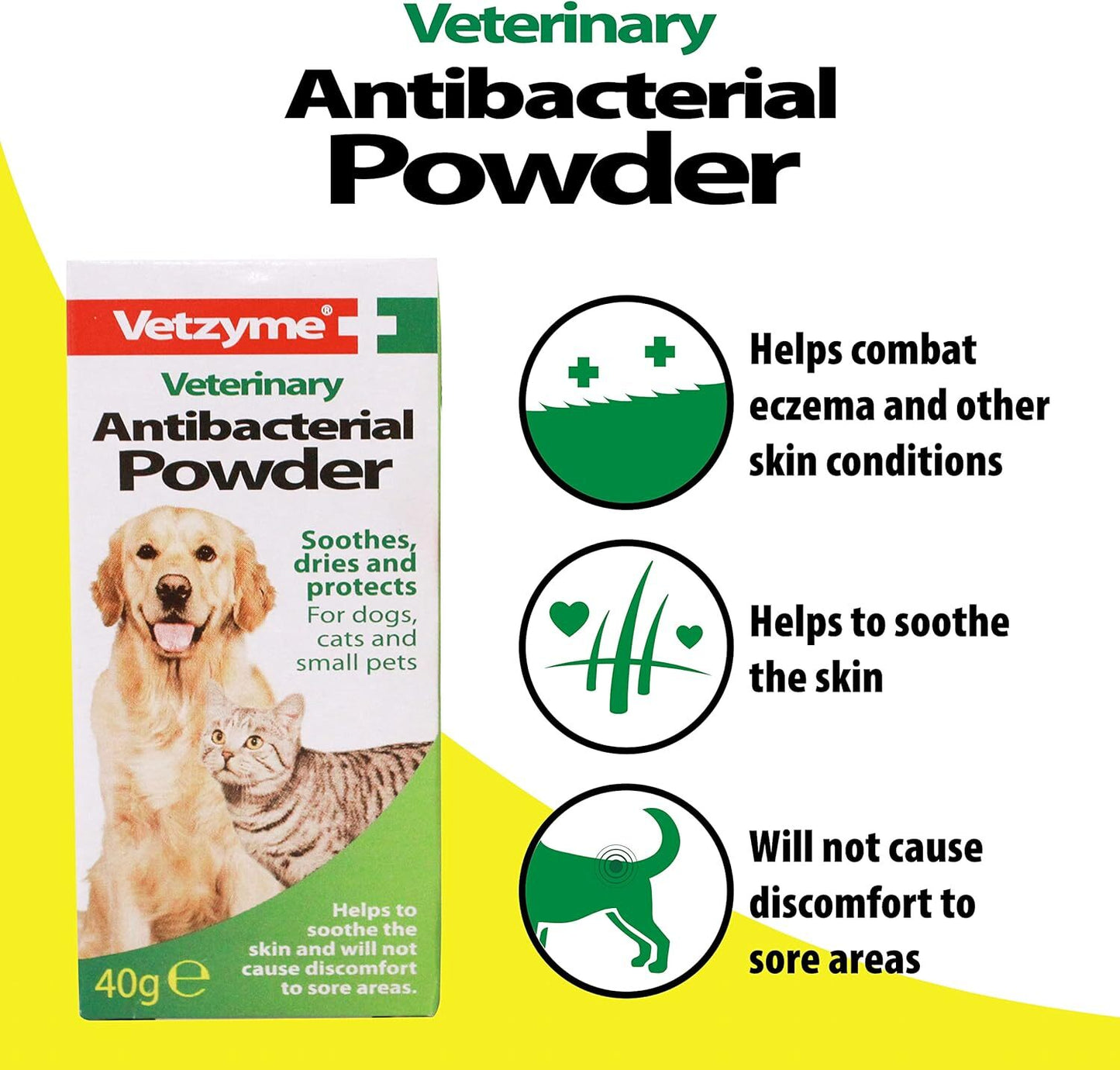 Vetzyme Antibacterial Powder for Pets