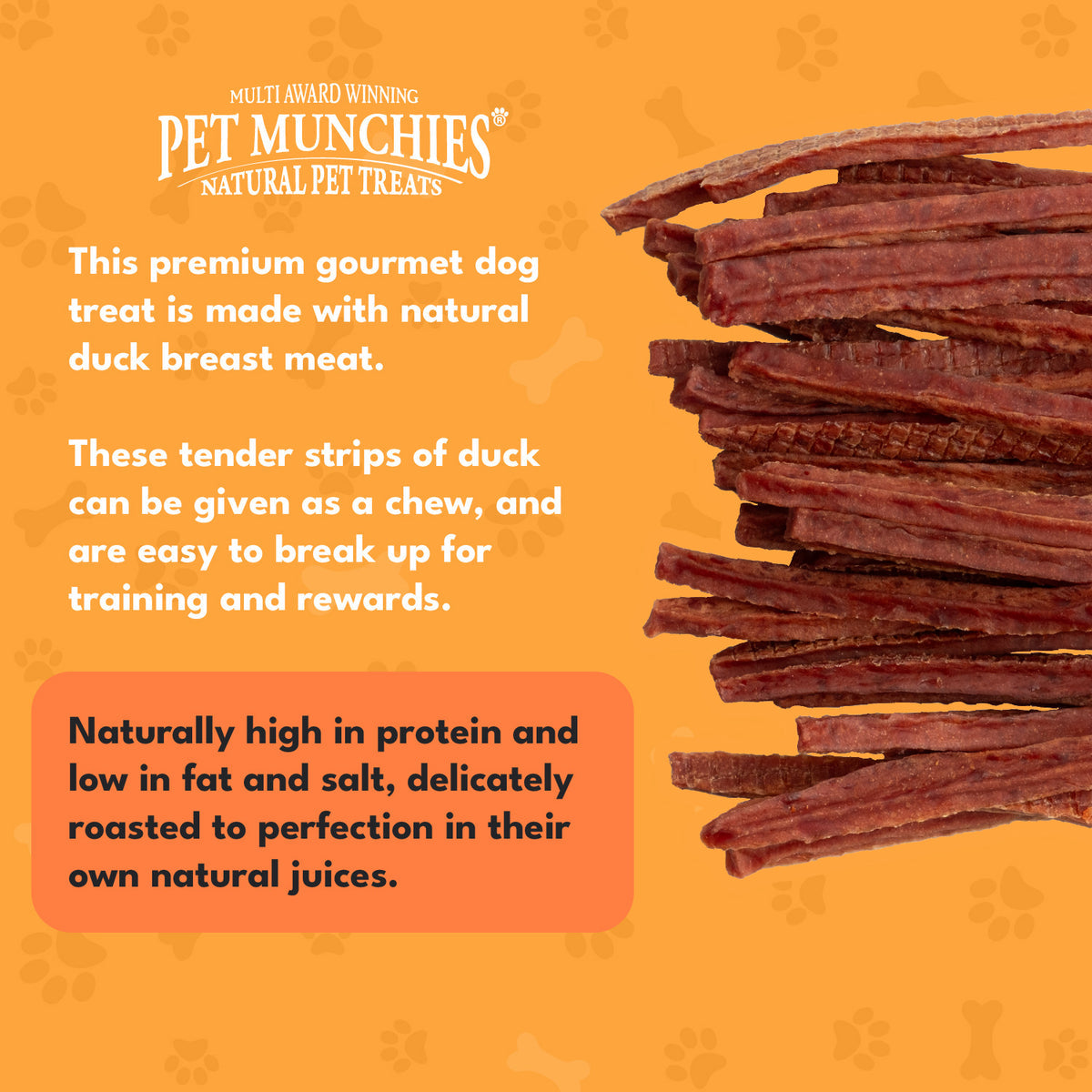 Pet Munchies Duck Strips - 320g