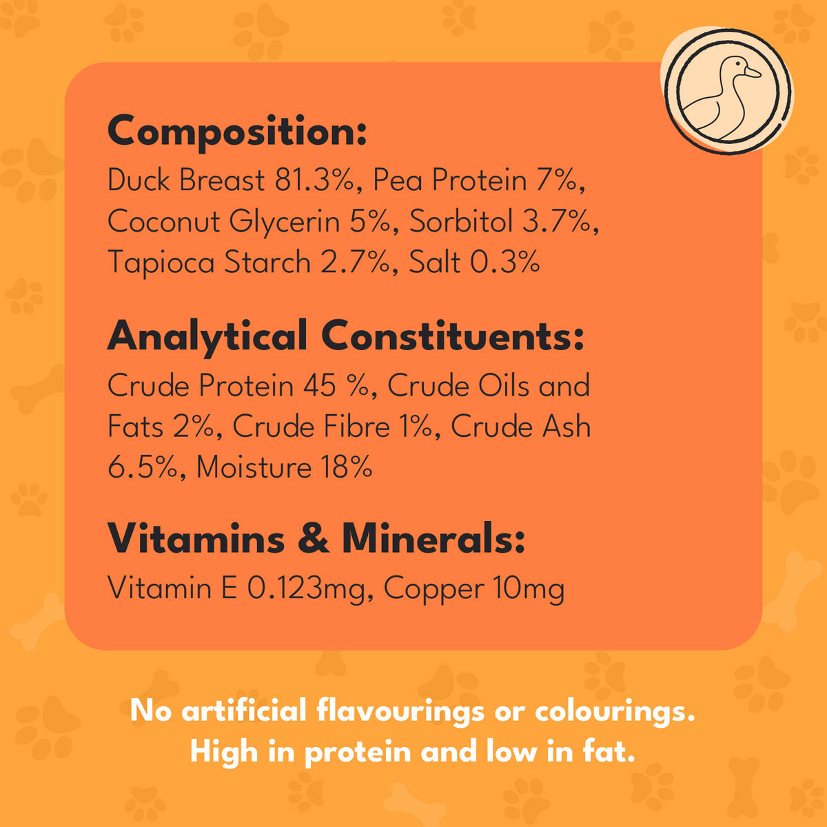 Pet Munchies Duck Strips - 320g