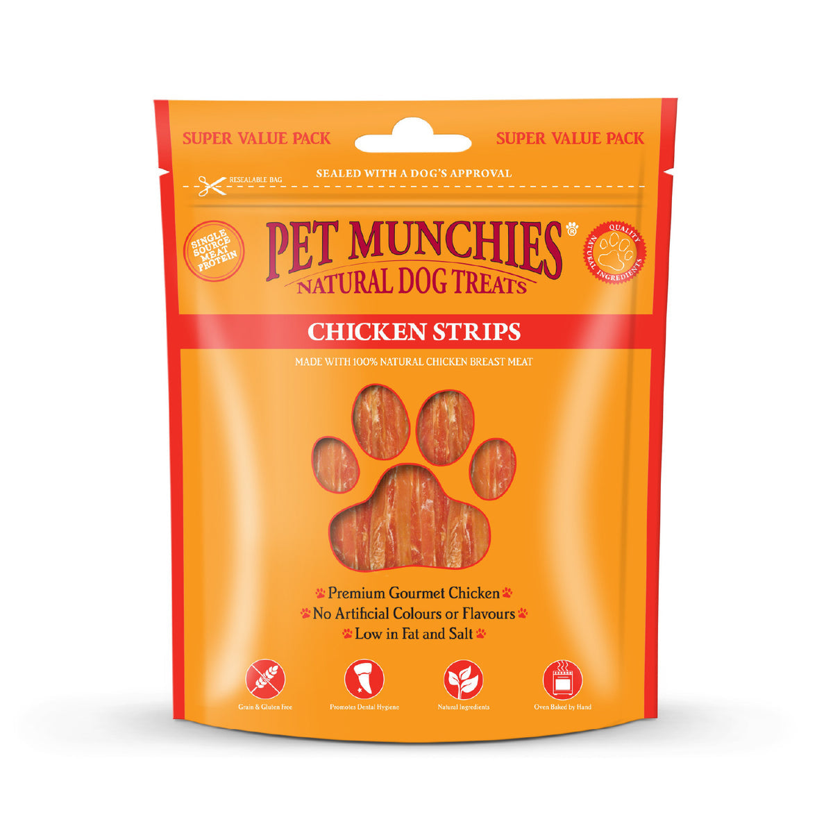 Pet Munchies Chicken Breast Strips - 320G