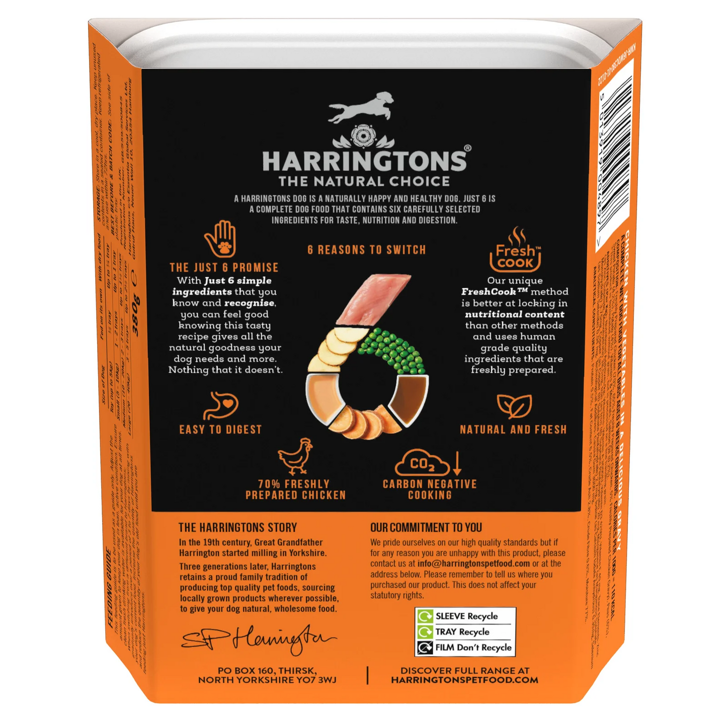 Harringtons JUST 6 Chicken with Vegetables in Gravy 380G