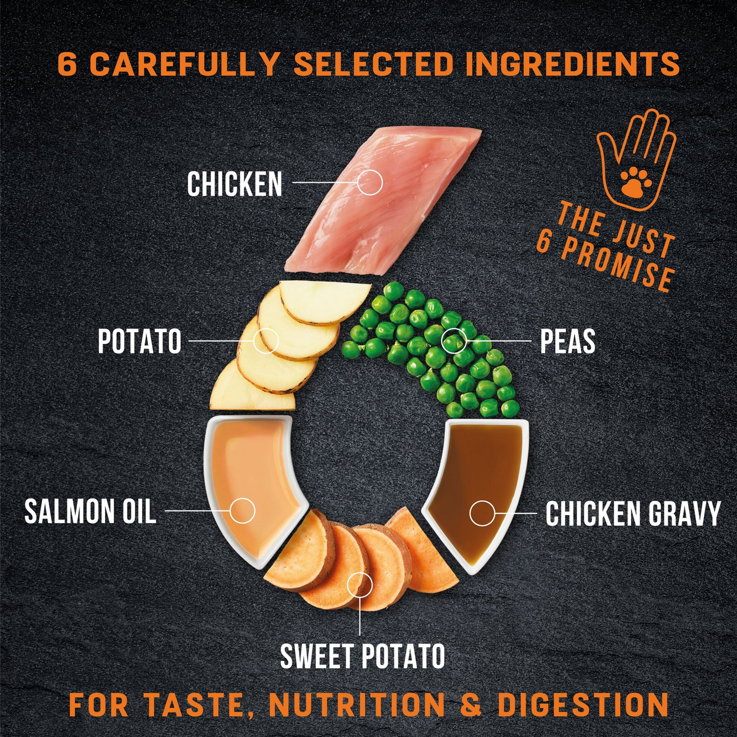 Harringtons JUST 6 Chicken with Vegetables in Gravy 380G