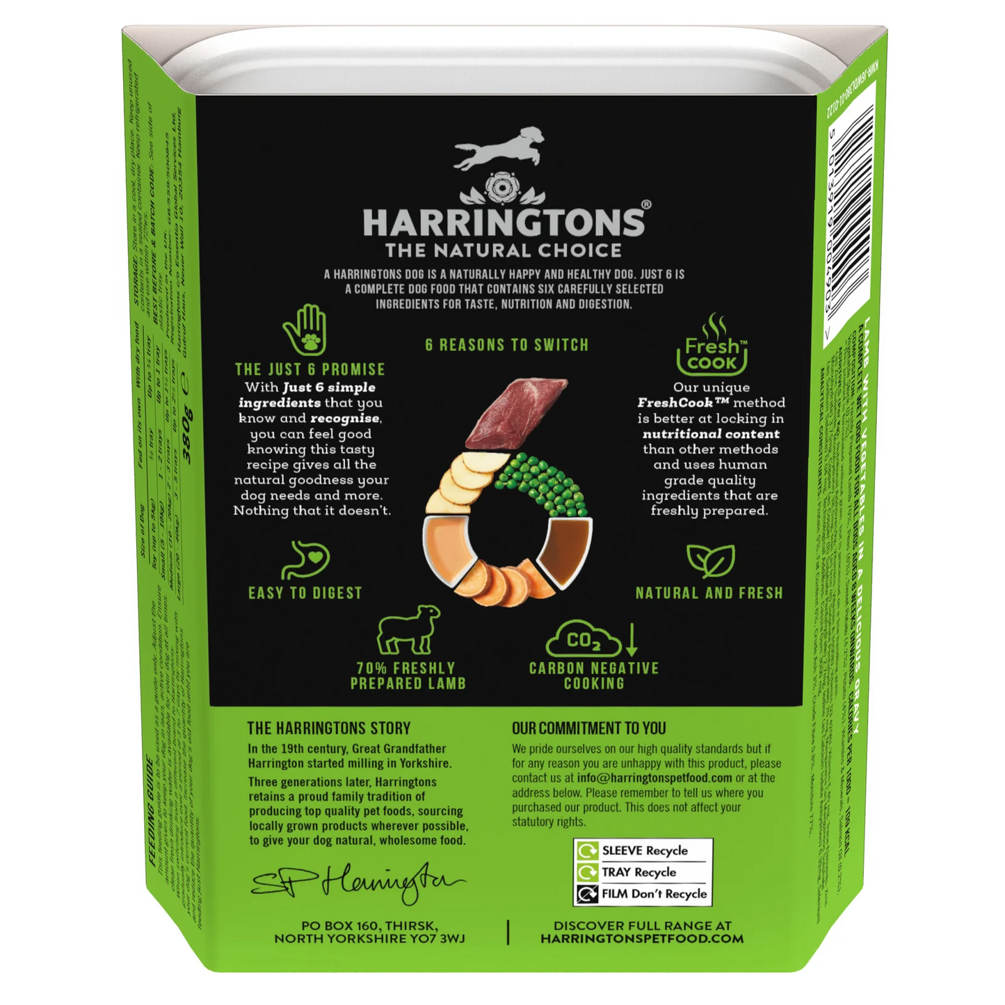 Harringtons JUST 6 Lamb with Vegetables in Gravy 380G