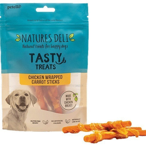 ND Chicken wrapped Carrot Sticks - 100g