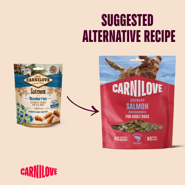 Carnilove Salmon with Blueberries Crunchy Dog Treat 200g