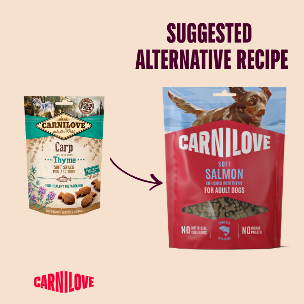 Carnilove Salmon with Thyme Soft Dog Treats 200g