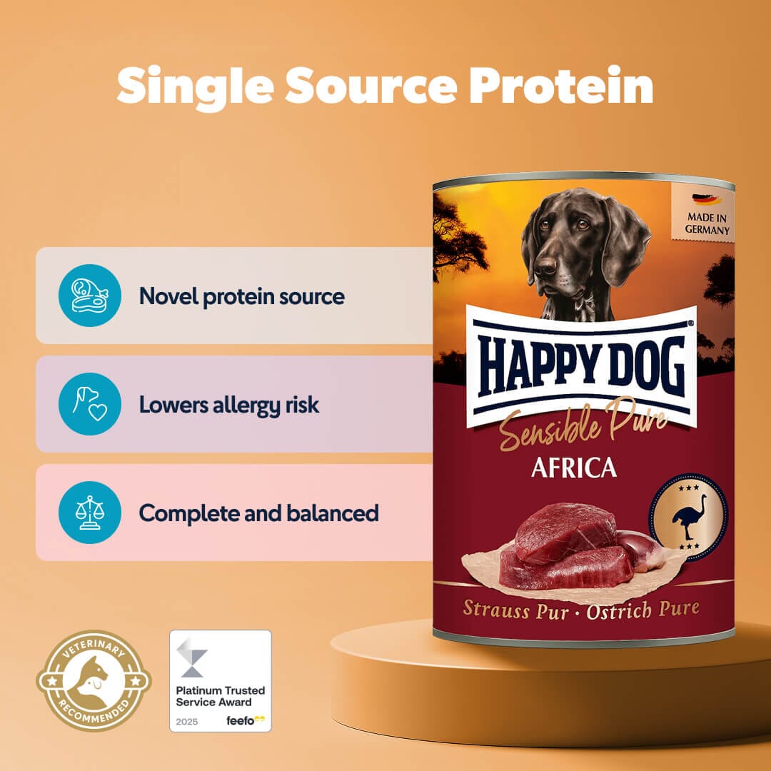 Pure Ostrich Wet Dog Food (Africa)