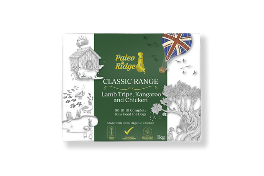 Paleo Ridge Classic Lamb Tripe, Kangaroo & Chicken 1kg