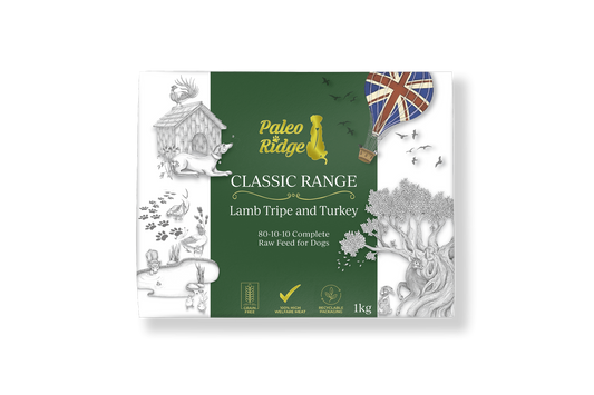 Paleo Ridge Classic Lamb Tripe & Turkey 1kg