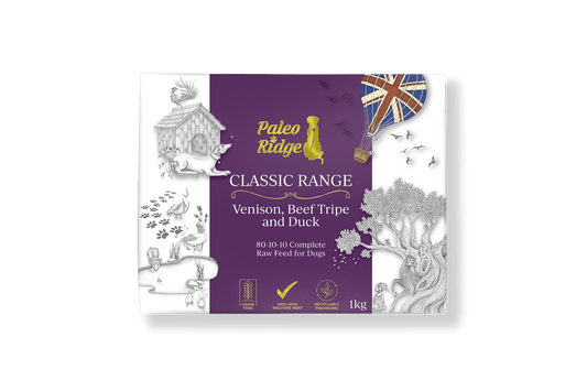 Paleo Ridge Classic Venison, Beef Tripe & Duck 1kg