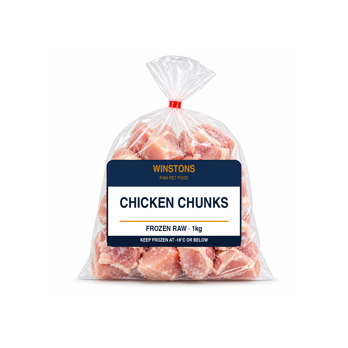 Raw Chicken Chunks 1kg (frozen) – Winston's raw dog food