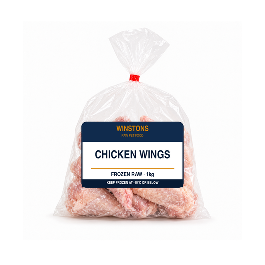 Raw Chicken Wings 1kg (frozen) – Winston's raw dog food