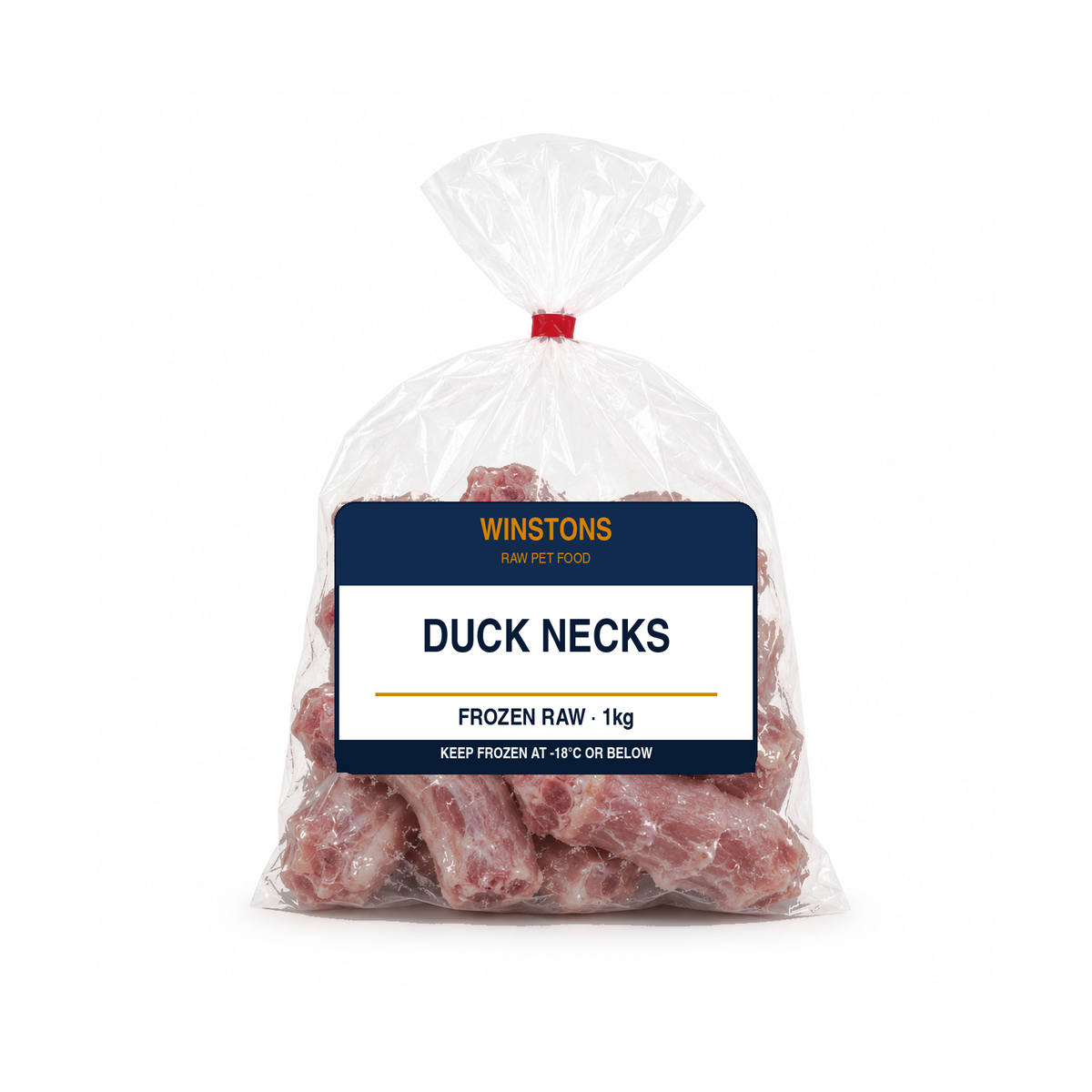 Raw Duck Necks 1kg (frozen) – Winston's raw dog food