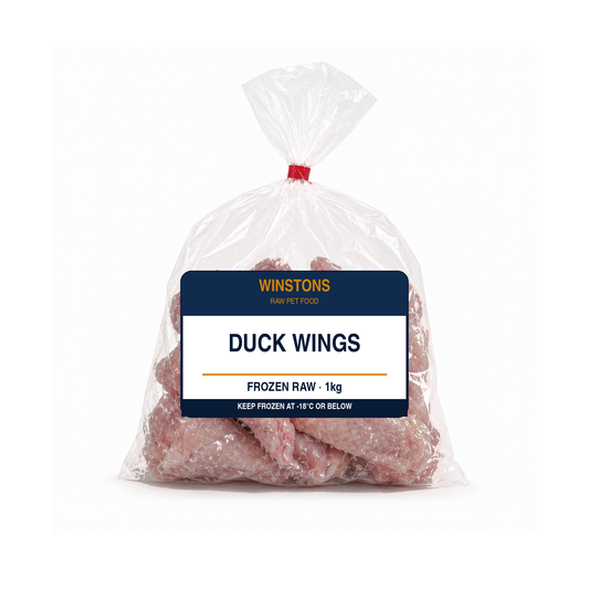 Raw Duck Wings 1kg (frozen) – Winston's raw dog food