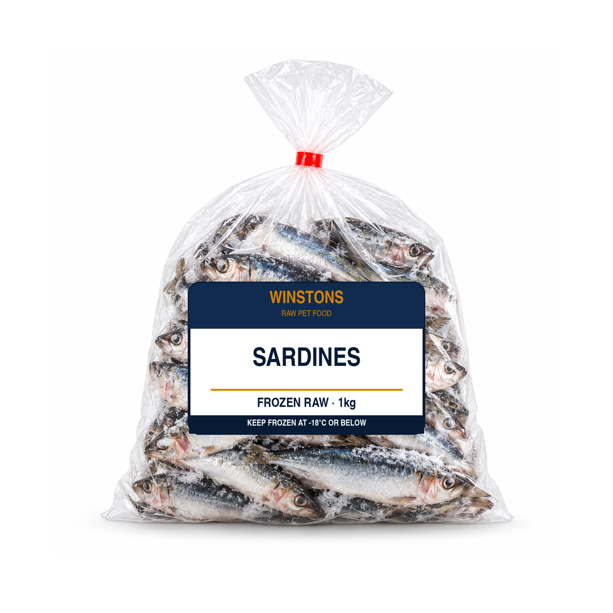 Raw Sardines 1KG (frozen) – Winston's raw dog food