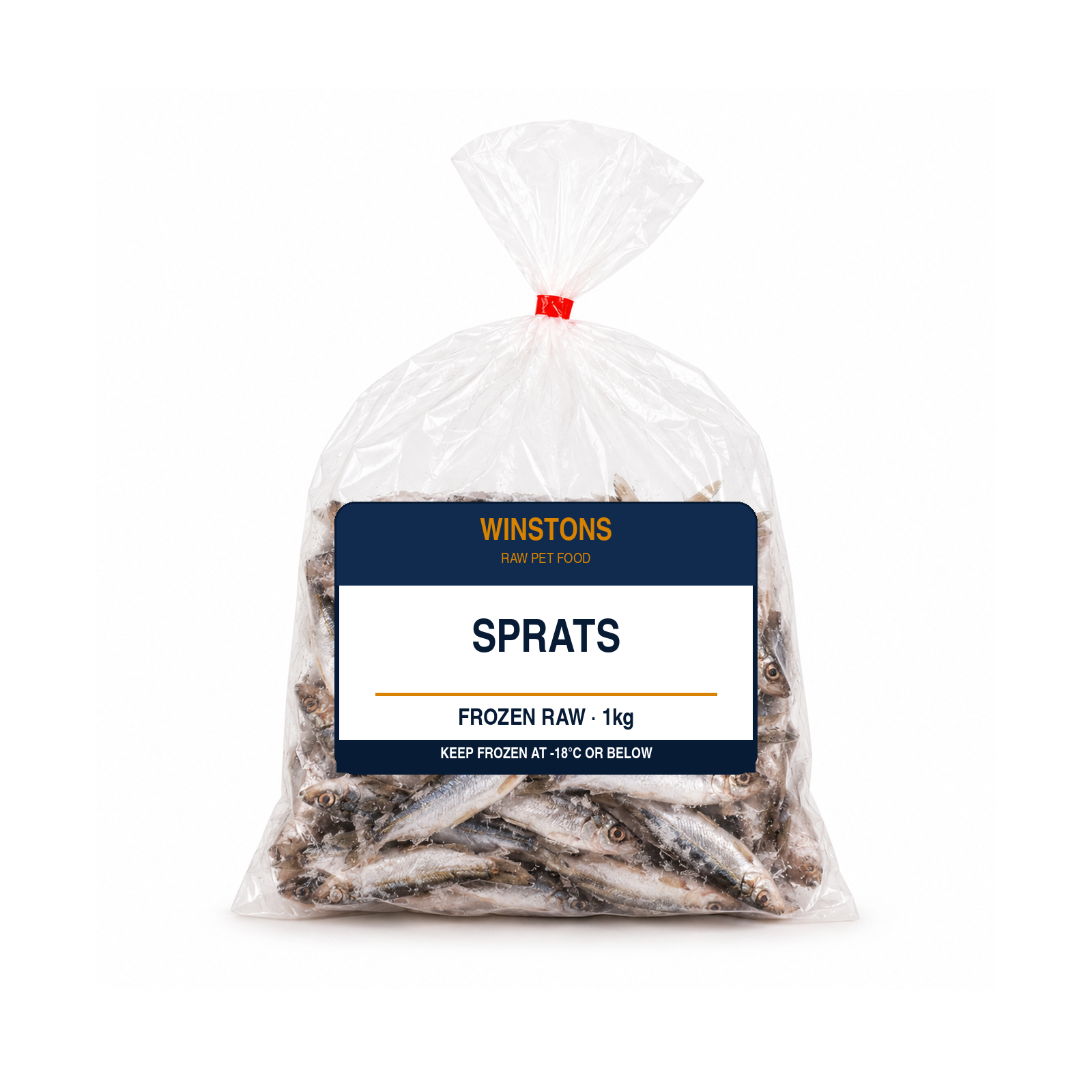 Raw Sprats 1kg (frozen) – Winston's raw dog food