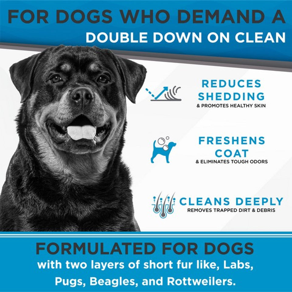 TropiClean Perfect Fur SHORT DOUBLE COAT Shampoo for Dogs | 473ml