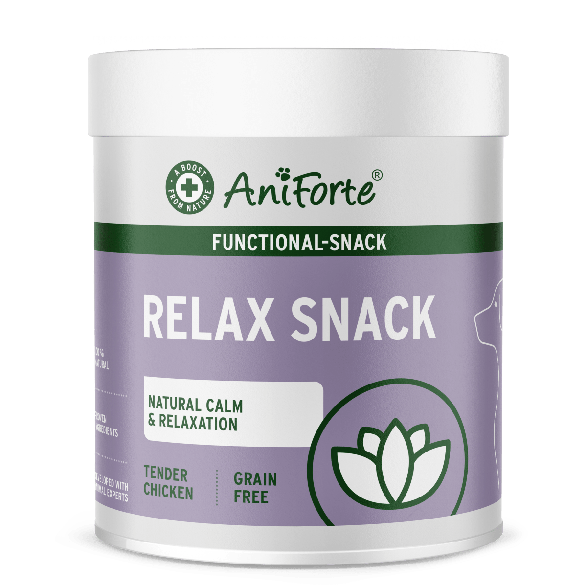 AniForte Relax Functional Snack for dogs, manufacturer's 300g pack image