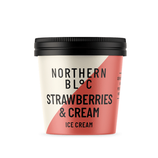 N/Bloc Dog Strawberries & Cream Ice Cream Cup (frozen)