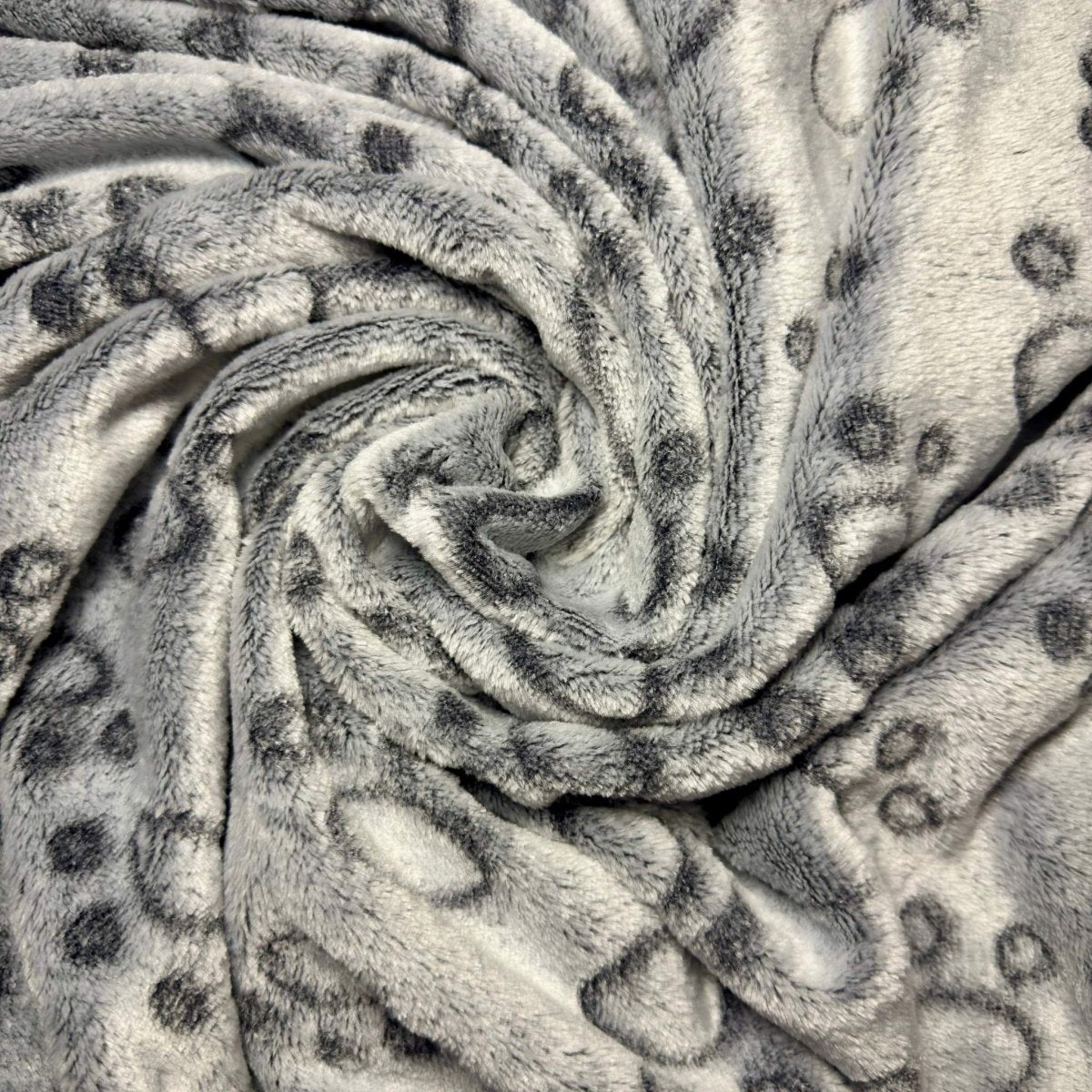 Dog Blanket - Grey Paws