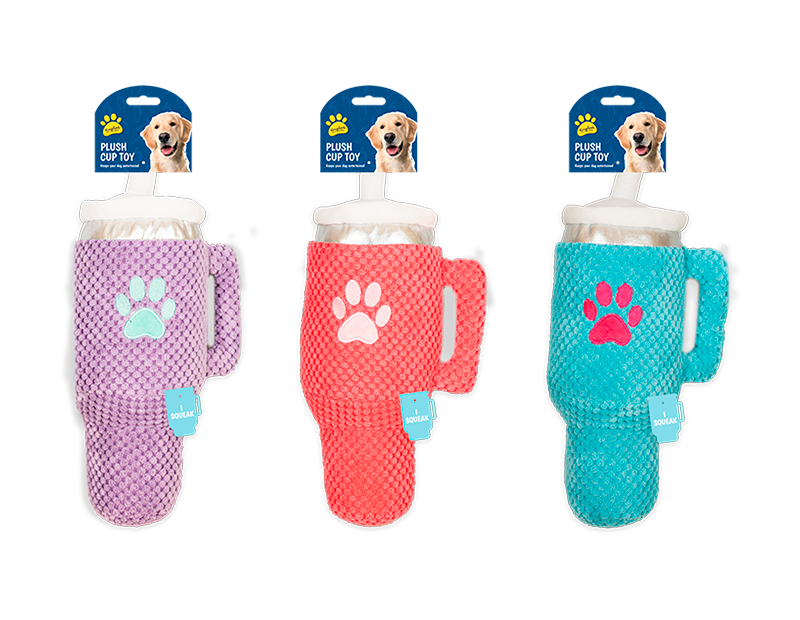 Plush Tumbler Squeaky Dog Toy – supplied by Gem Imports