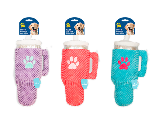 Plush Tumbler Squeaky Dog Toy – supplied by Gem Imports