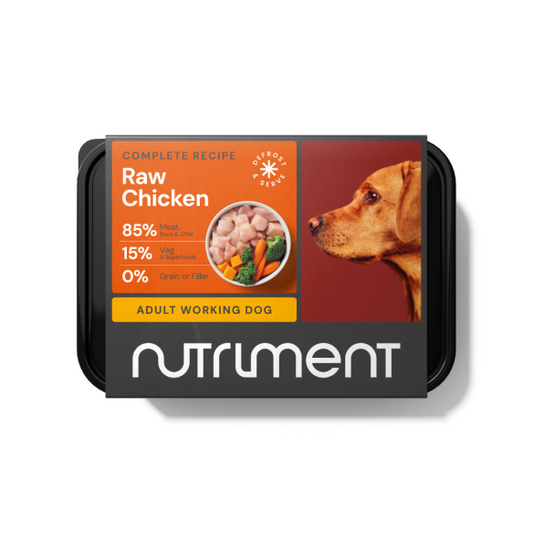 Nutriment Raw Chicken 500g — current packaging