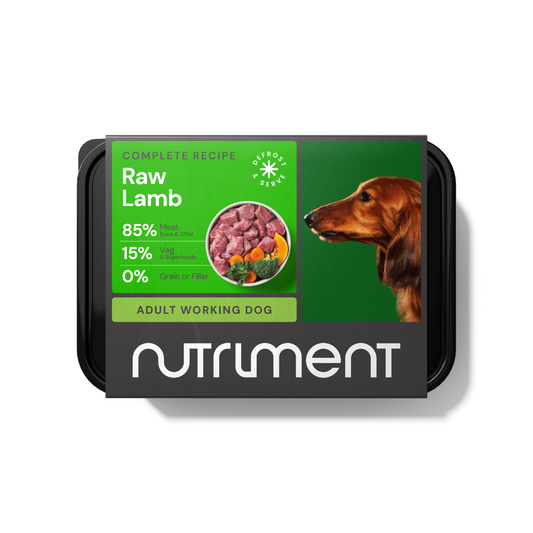 Nutriment Raw Lamb 500g — current packaging