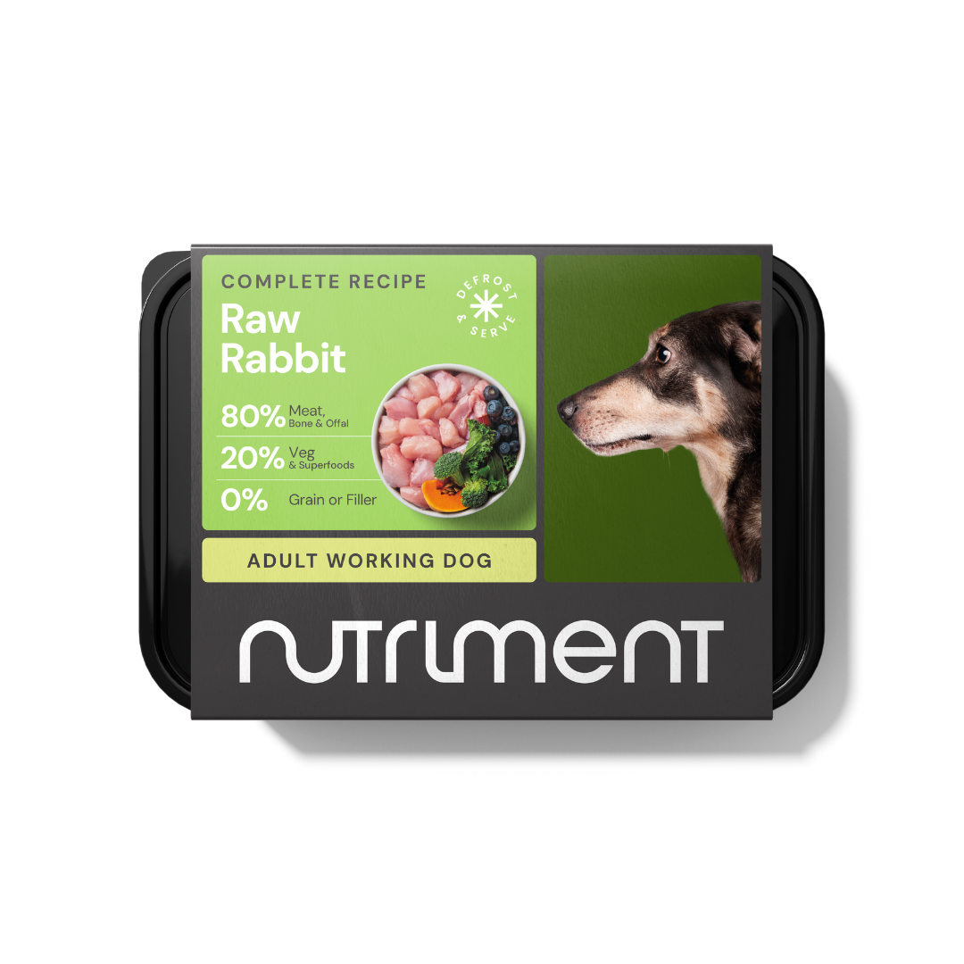 Nutriment Raw Rabbit 500g — current packaging