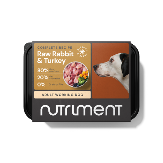 Nutriment Raw Rabbit & Turkey 500g — current packaging