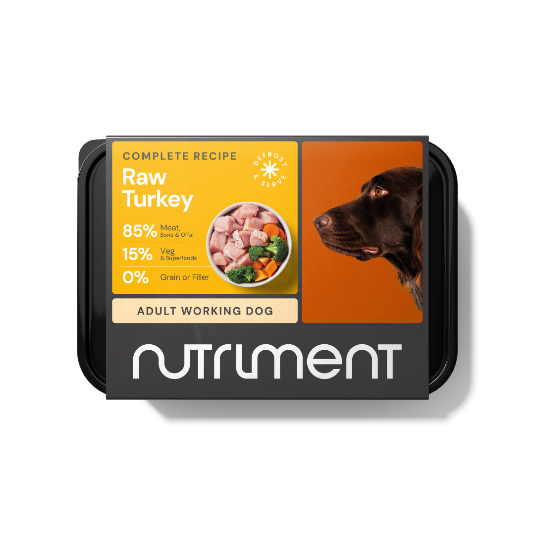 Nutriment Raw Turkey 500g — current packaging