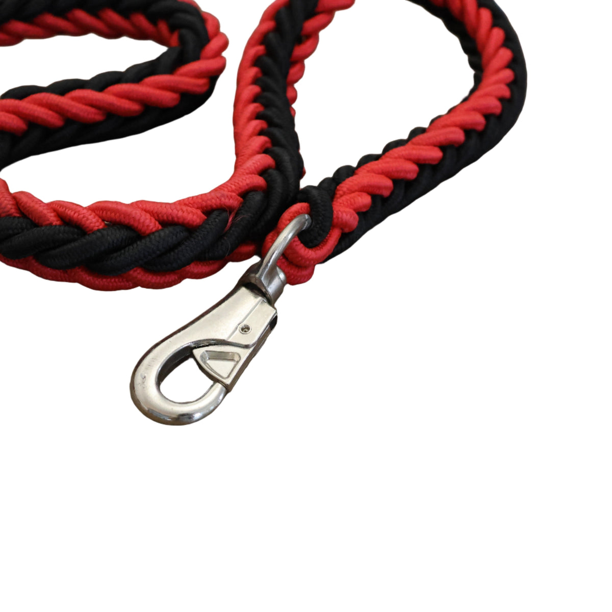 Rope Lead Black & Red
