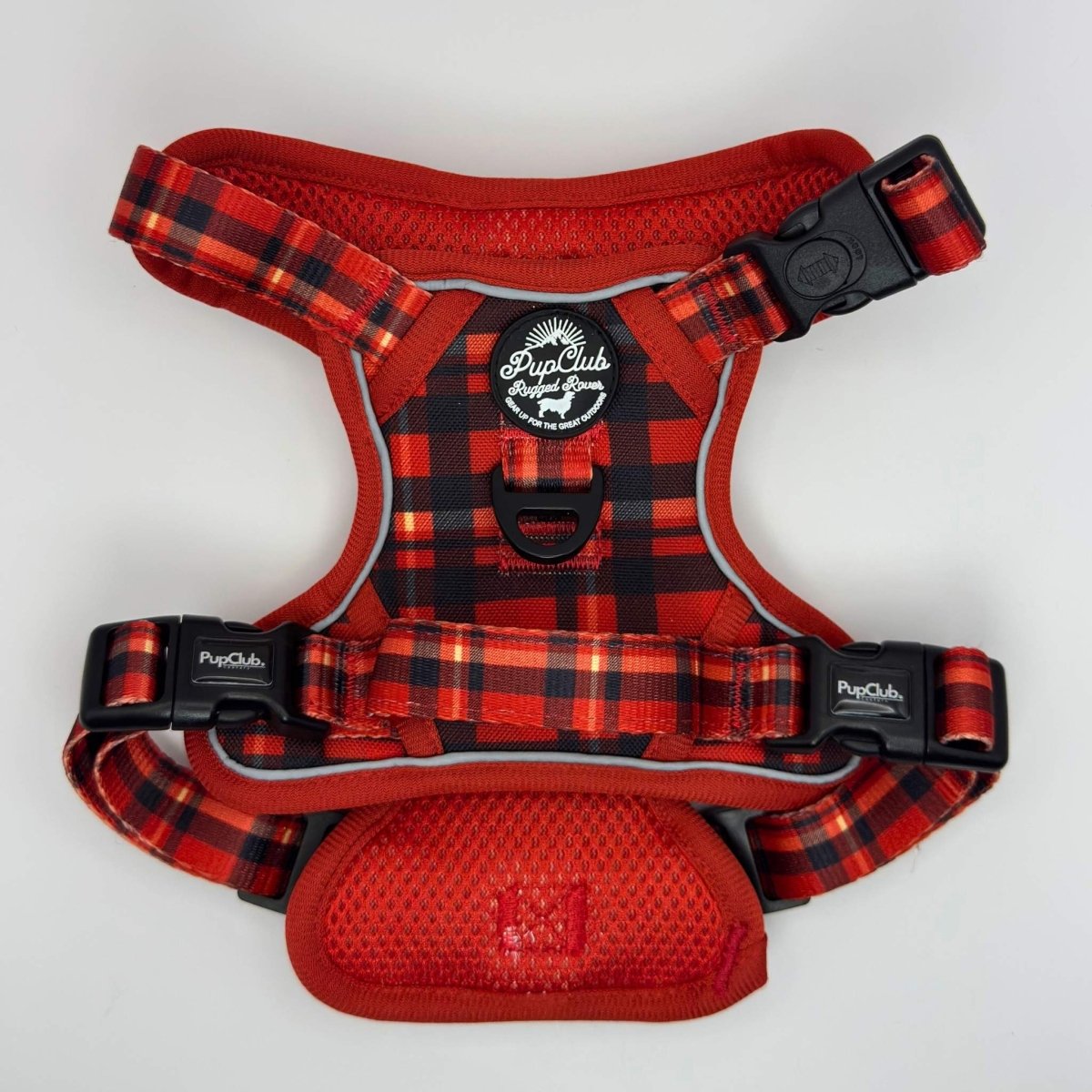 Rugged Rover™ Harness - Red Tartan