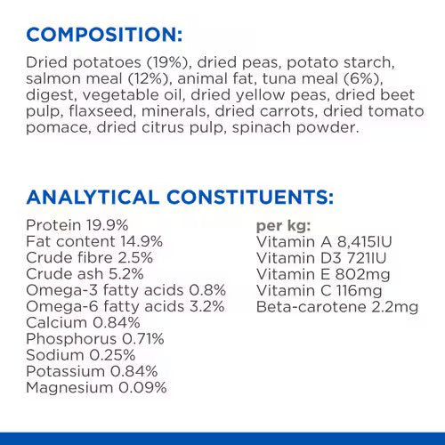 Hills -Hypoallergenic Adult Medium Breed Dry Dog Food with Salmon