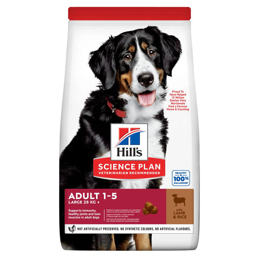 Hills - Adult Large Breed Dry Dog Food with Lamb & Rice