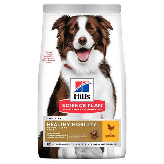 Hills -Healthy Mobility Adult Medium Breed Dry Dog Food with Chicken