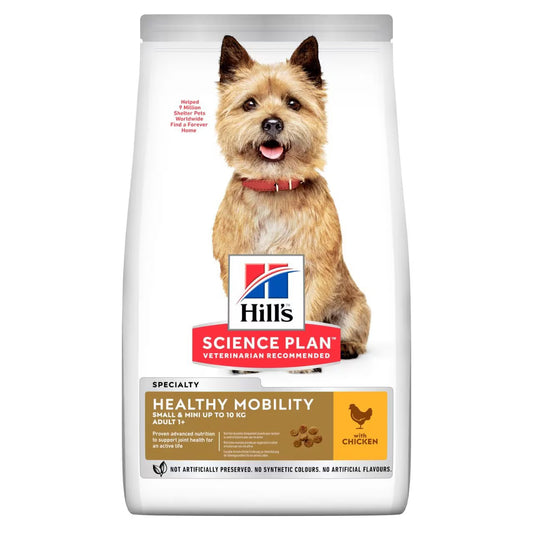 Hills - Healthy Mobility Adult Small & Mini Breed Dry Dog Food with Chicken 1.5KG