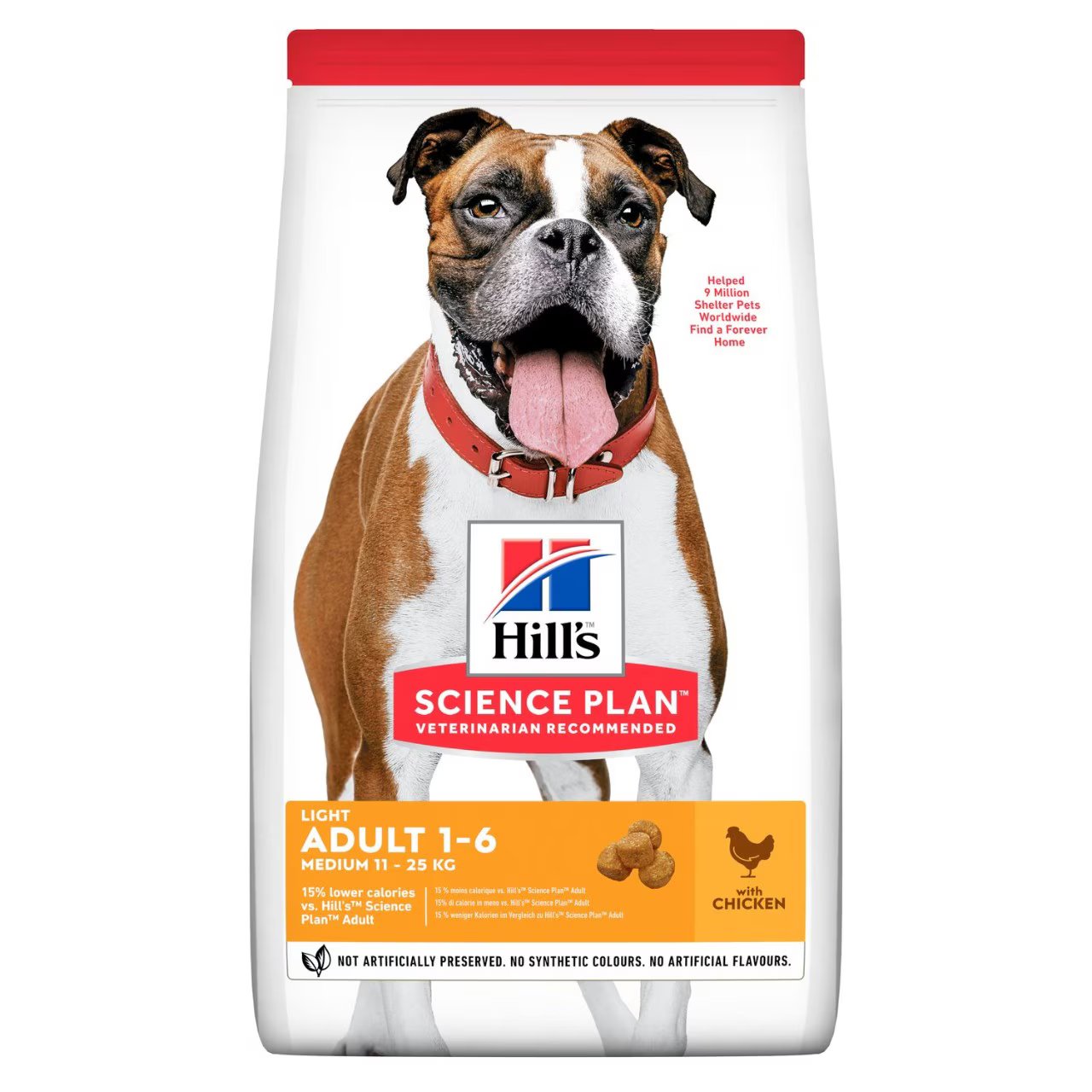 Hills - Light Adult Medium Breed Dry Dog Food with Chicken