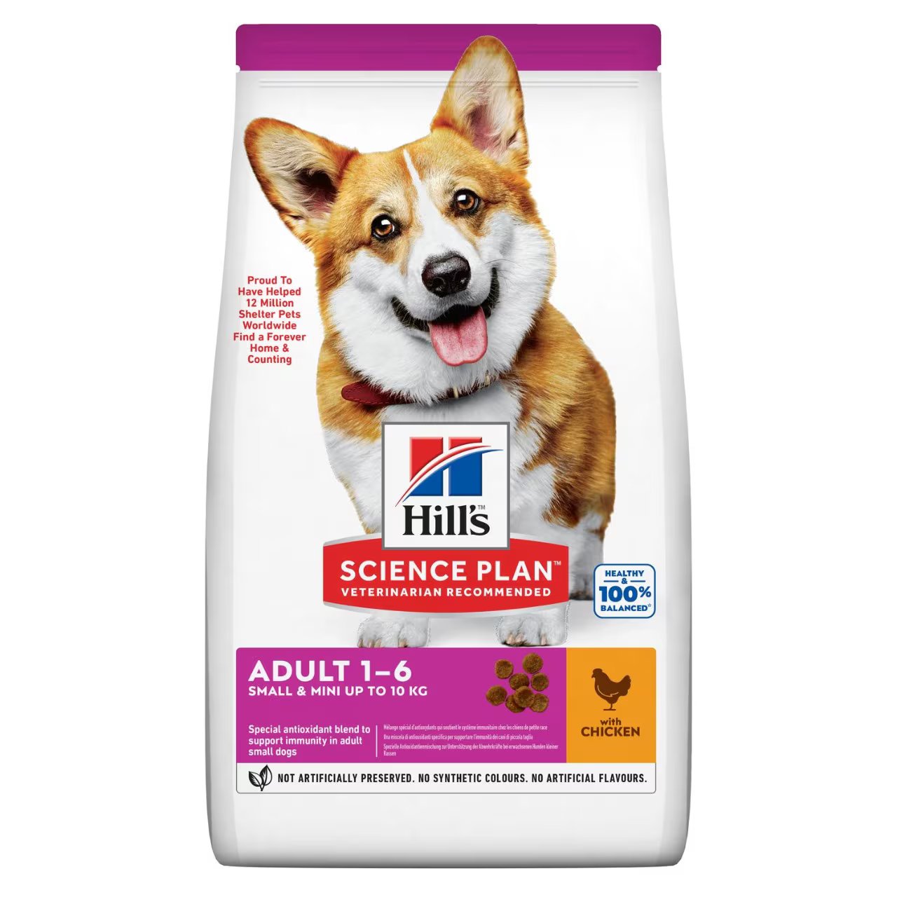 Hills -Adult Small & Mini Breed Dry Dog Food with Chicken