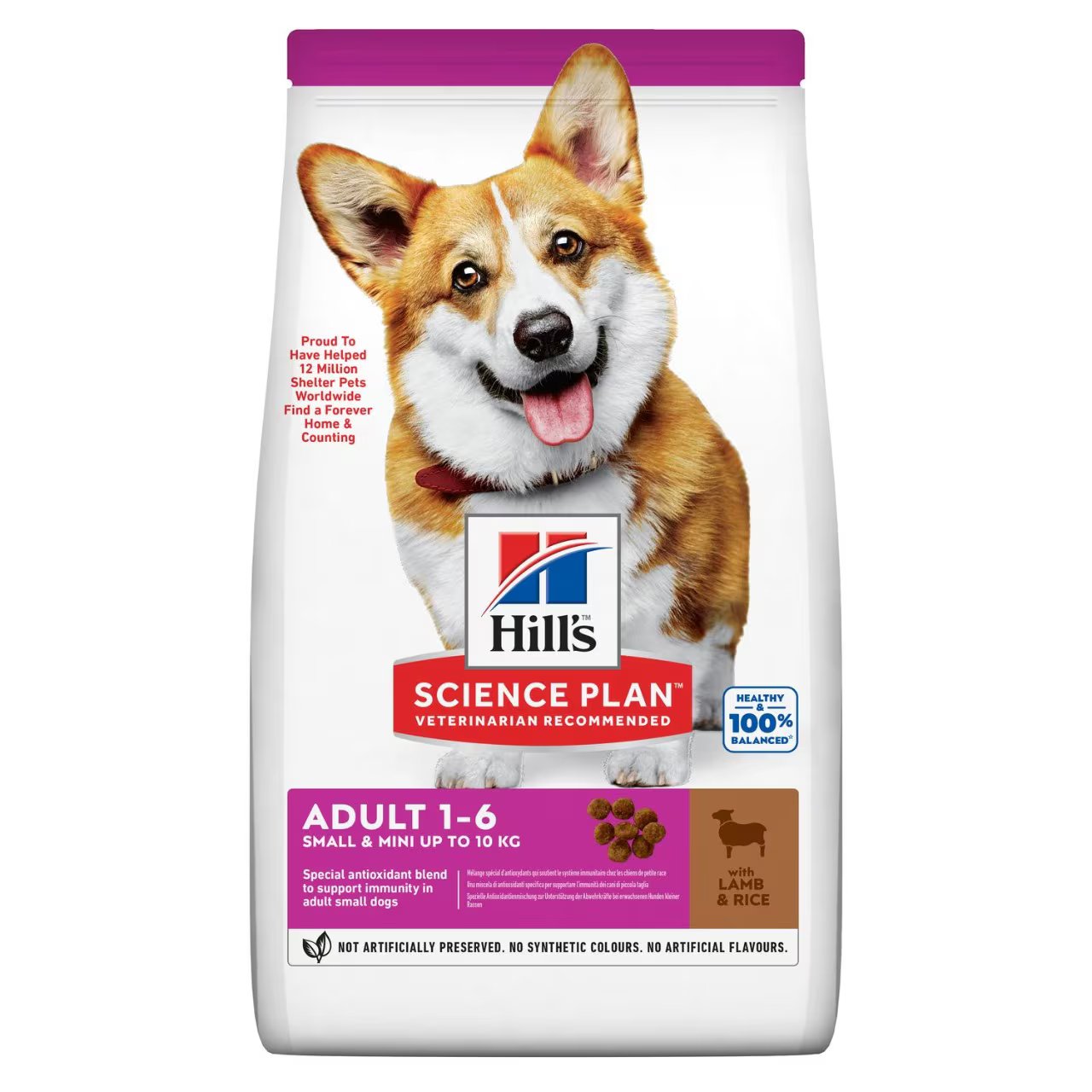 Hills -Adult Small & Mini Breed Dry Dog Food with Lamb & Rice